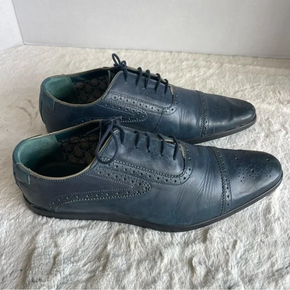 Ted Baker | Shoes | Ted Baker London Mens Cap Toe Blue  display picture 2